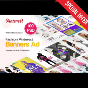 Fashion Pinterest Pack Banners Ad