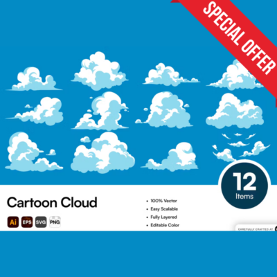 Cartoon Cloud Illustration