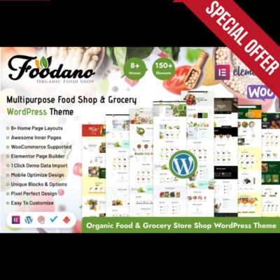 Natural Food Shop WordPress Theme