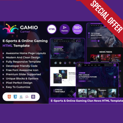 eSports & Gaming HTML Template