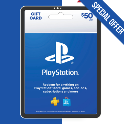 PlayStation Network Gift Card - 50 USD