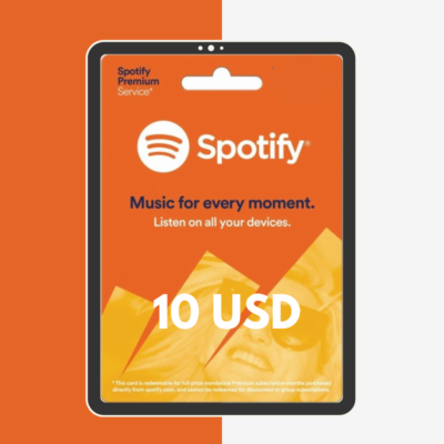 Spotify Gift Card 10 USD