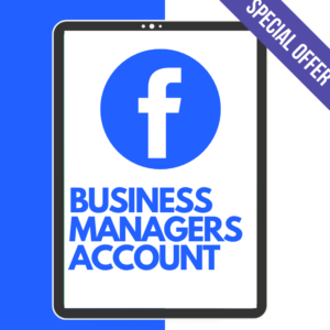 Facebook Account with 2 BUSINESS MANAGERS