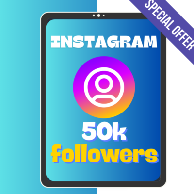 Instagram 50000 Followers